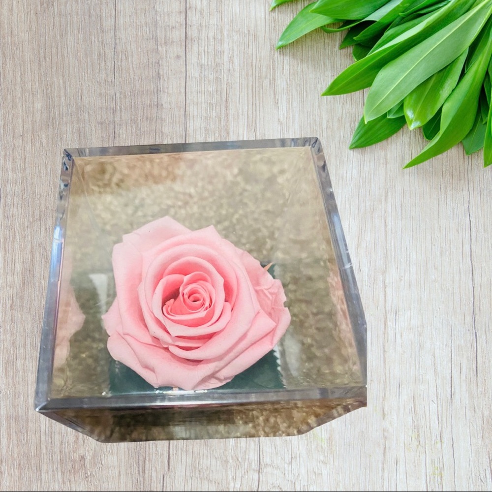 Perfect pink rose - will never die - perfect gift